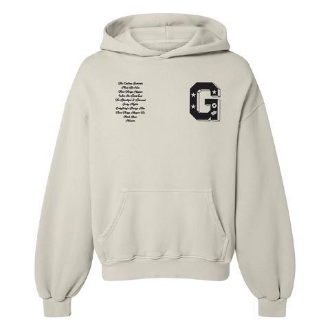 Grateful Bat - Beige Hoodie