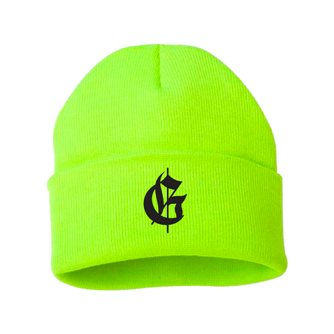 G Logo Neon Beanie