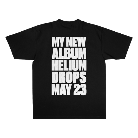 Helium 2 Statement Black Tee